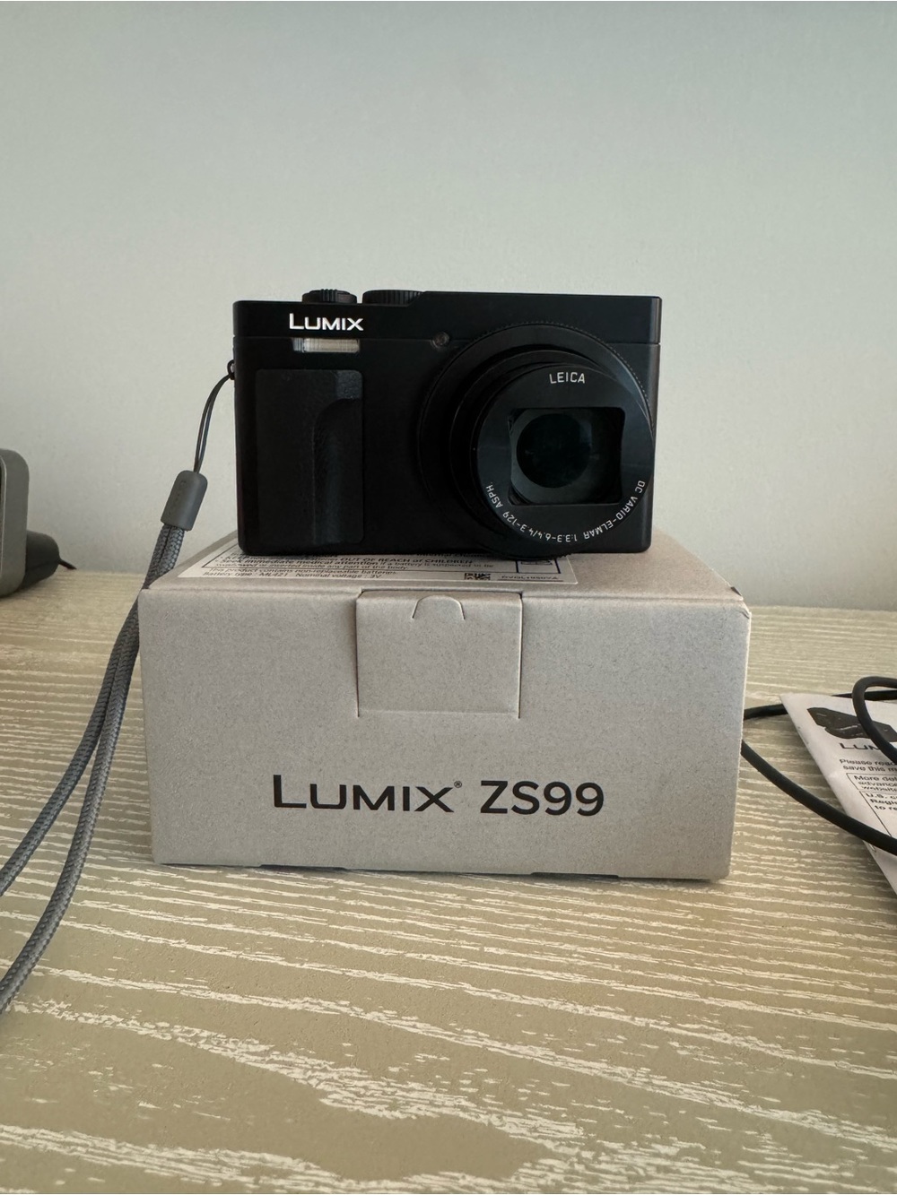 Panasonic Lumix ZS99 Digital Camera — FOR PARTS/REPAIR